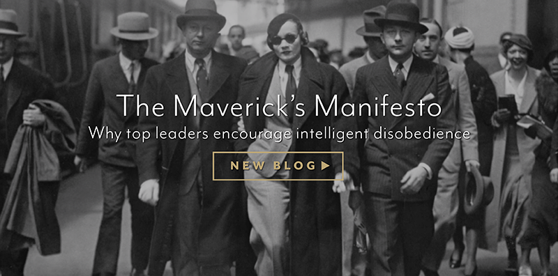 1. Blog: The Maverick's Manifesto - Image - Marlene Dietrich wearing a suit before being threatened by french police.